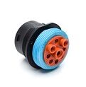 DIP Connector Featuring Black Thermoplastic Housing and Multiple Terminal Options Designed for Wide Operating Temperature Range