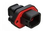 DIP Connector Featuring Gray Thermoplastic Housing and Various Terminal Options Designed for Wide Temperature Range Applications