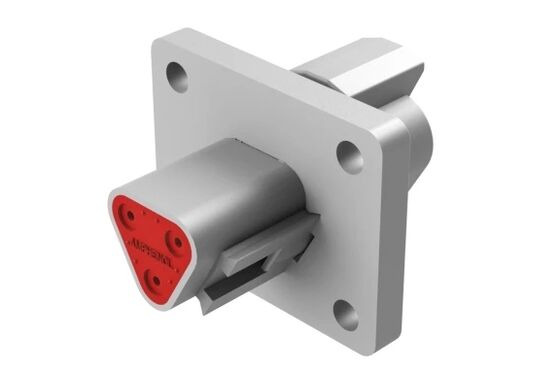 Genuine Amphenol AT04-3P-L012 Male Receptacle, Rectangular Connector for automotive wiring harness and circuit connection applications