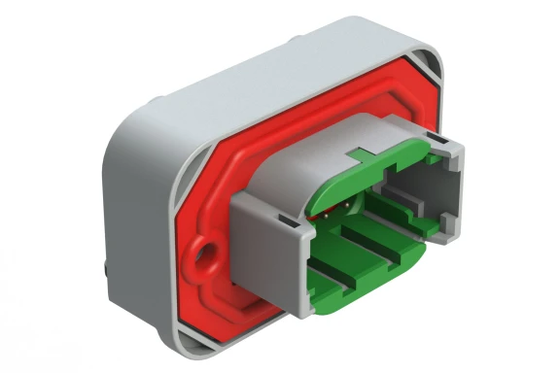 Chiếc chân đực chính hãng đầu tiên kết nối hình chữ nhật ATM13-08PC-BM04 Amphenol thành phần điện tử cho truyền tín hiệu mạch tích hợp ô tô ổn định